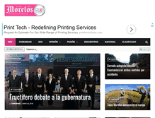 Tablet Screenshot of diariodemorelos.com